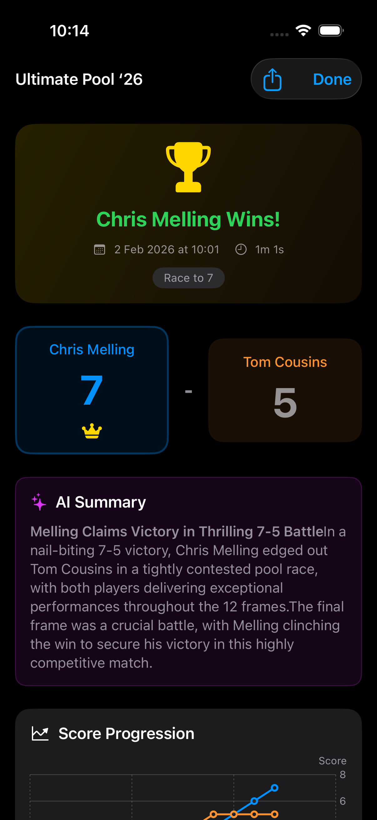 PocketStats AI insights